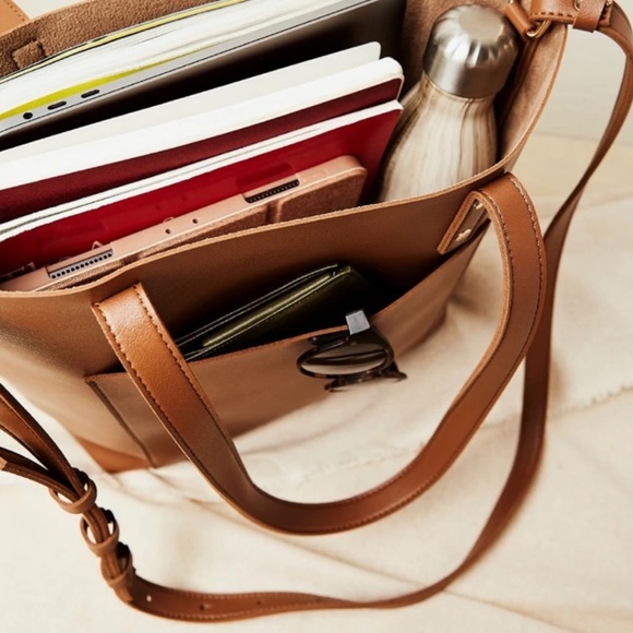 Henny & Lev Vegan Leather Crossbody Tote Bag - NWT - Picture 3 of 10